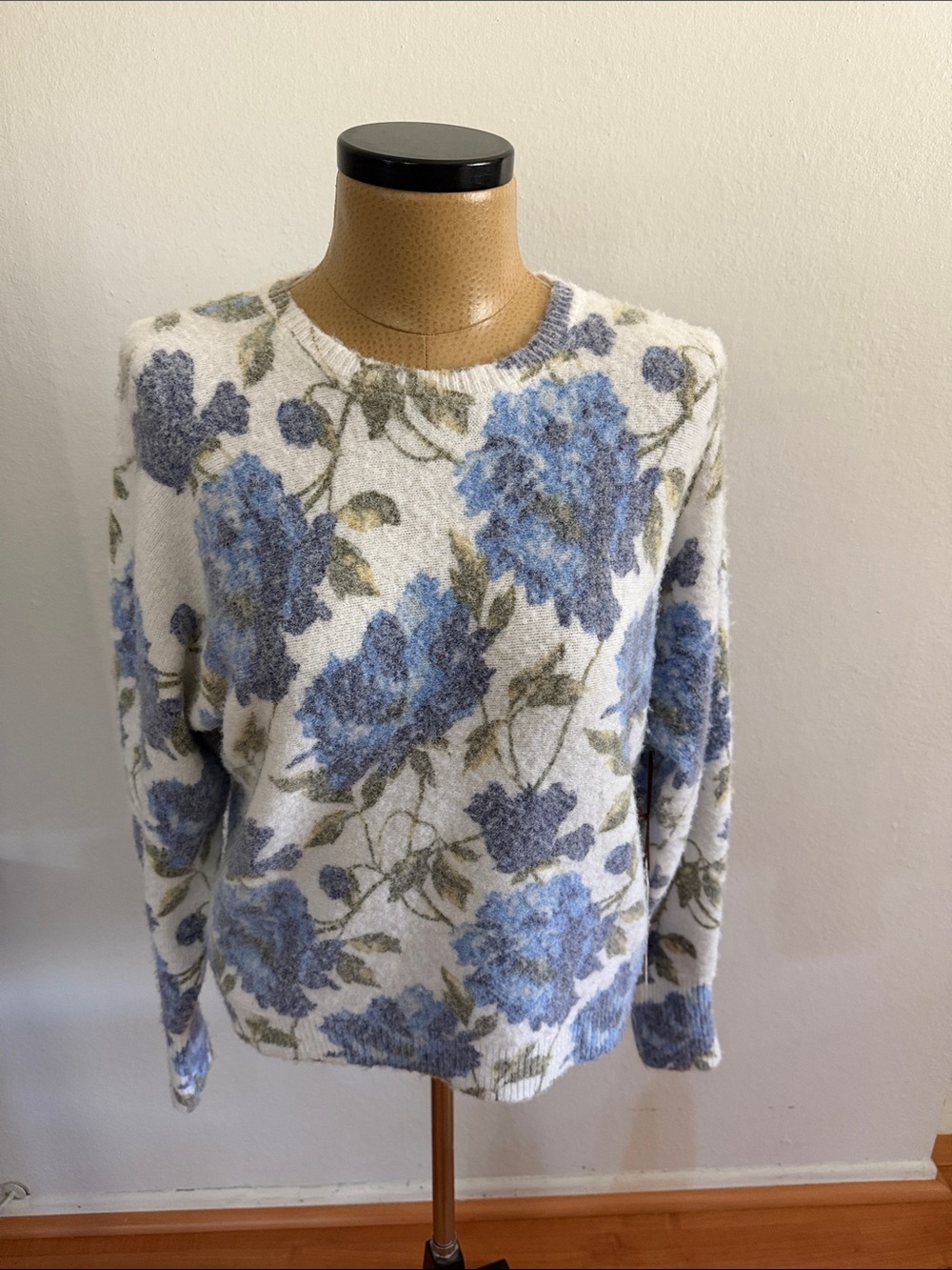 Laura Ashley Floral-Print Sweater